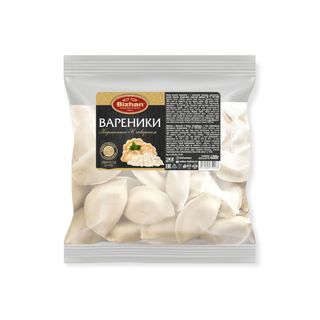 Вареники с твогором ручная лепка-0,400 гр