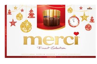 შოკოლადის ასორტი /მერსი/ 400გრ 