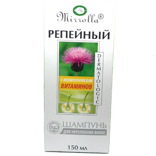 მიროლა - შამპუნი ბირკავა+ვიტამინები გამაძლიერებელი ყველა ტიპის თმის 150მლ 1412 Mirrolla Shampoo 150 ml 1412
