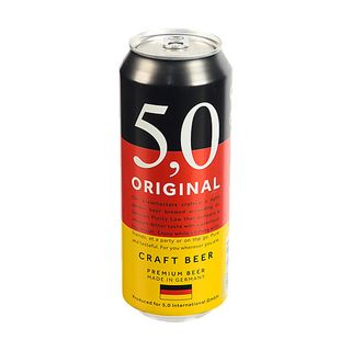 Пиво 5.0 0.5л 5% original craft світле з.б