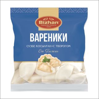 Вареники с творогом полулепка -0,400 гр