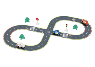 City Road Set – ქალაქის საგზაო სათამაშო კომპლექტი