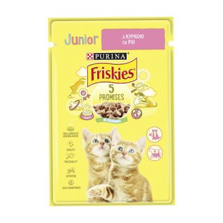 Корм Вологий Friskies Junior Д/Кошен З Куркою В Підливці 85Г
