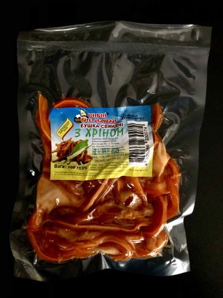 Вушка свинячі з хріном 100 г