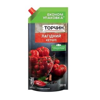 Кетчуп 380 г Торчин Лагідний д/пак