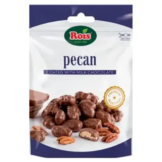 Цукерки Victoria Nuts горіх пекан в мол. шок.100г