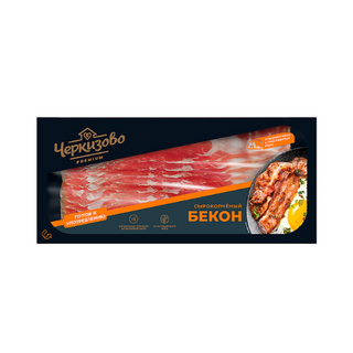 Бекон копченый нарезка в/у, 180 гр.