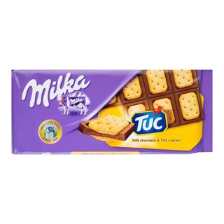 Milka M-Joy Плит.Шок, Шоколад Milka 87Гр С Соленым Крекером Tuc, шт, ШК: 7622210451224