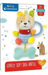 Baby Clementoni - რბილი საჩხარუნო ძაღლი