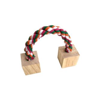 Іграшка для гризуна Master Zoo - кубики на мотузці 3*3см