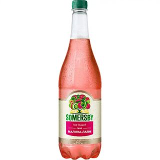 Сидр Somersby Малина-лайм 4.7% 0.95 л