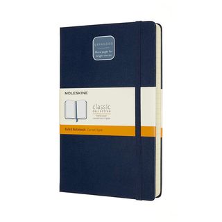Записник Moleskine Classic Expanded Середній / Лінійка Сапфір