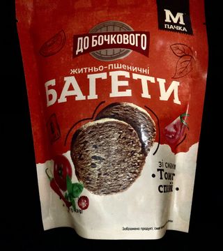 Багети житньо-пшеничні томат спайсі, 80 г