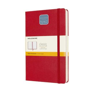 Записник Moleskine Classic Expanded Середній / Лінійка Червоний