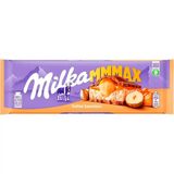 Шоколад Milka молочний з цільними лісовими горіхами, молочної та карамельної начинками 300 г