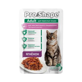 Корм для кошек Proshare Паштет ягненок в желе 75 г