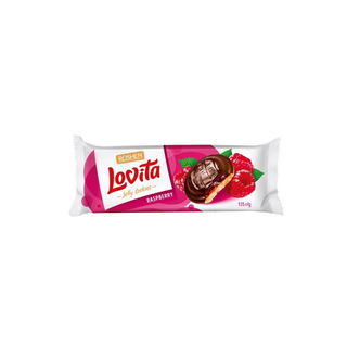 ROSHEN ორცხობილა ლოვიტა ჟოლოს-135გრ/4823077634246