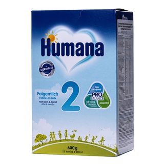 Суміш Суха Молочна Humana (хумана) 2 З Пребіотиком Галактоолігосахаридами Для Дітей Від 6 До 12 Місяців 600 Г