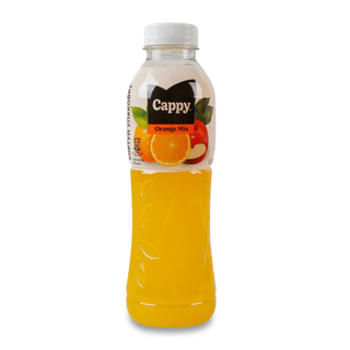 Напій соковий Cappy Orange mix Апельсин-яблуко пастеризований 0.5л