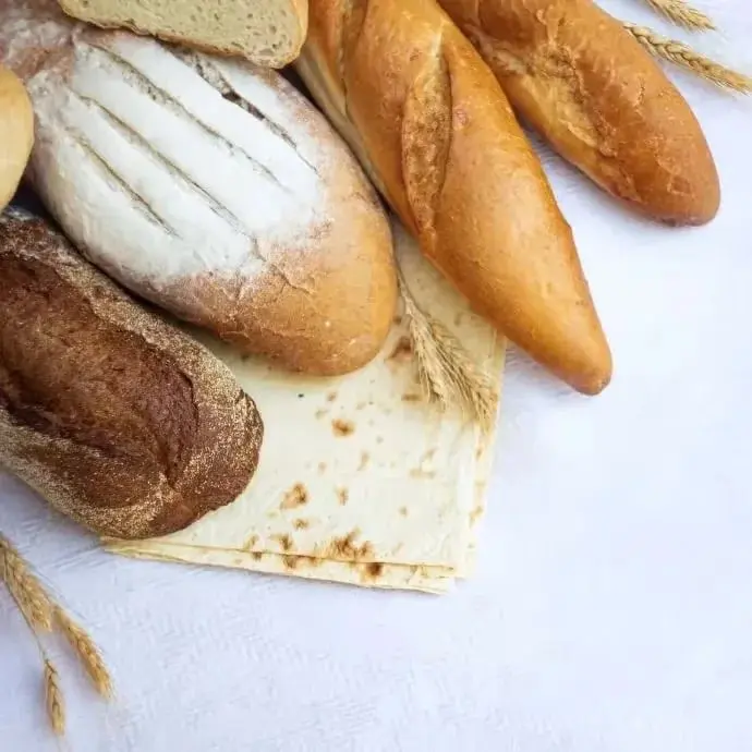 Хліб, лаваш, хлібці