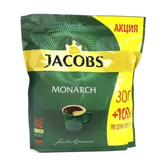 იაკობს მონარქი ხსნადი ყავა 400  გრ/8714599514481