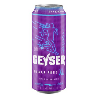 Напій енергетичний Geyser SUGAR-FREE 0.5л