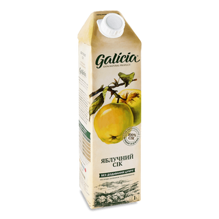 Сік Galicia яблучний 1л