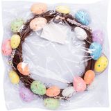 Декор пасхальний Вінок, 18см, арт.21NO1343