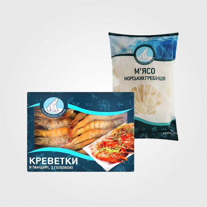 Морепродукти заморожені