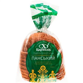 Хліб Цар Хліб Панський пшеничний нарізний 400 г