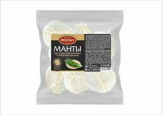 Манты с говядиной и джусаем -0,500 гр