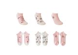 ქალის წინდა/Womens Animal Ballet Ankle Socks (3 Pairs)(Pink)