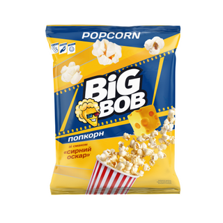 Попкорн Big Bob Сирний Оскар зі смаком сиру 80г