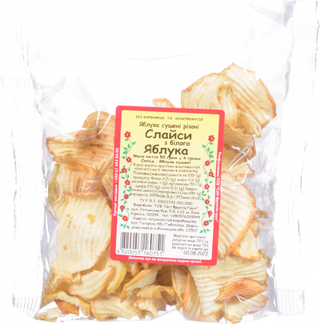 О..Слайси з білого яблука 50 г шт.