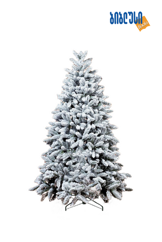 ნაძვის ხე, დათოვლილი,180სმ,116 დმ, განათების გარეშე,FLOCK TREE DELUXE - HINGED 880288