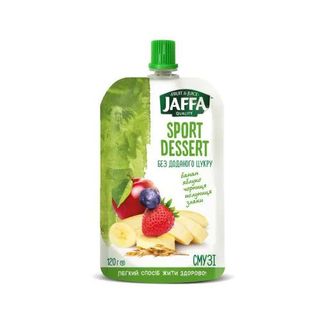 Смузі Jaffa Sport Dessert Бан/ябл/чорн/полун/злаки 120мл