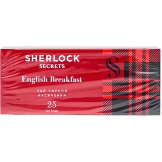 Чай Sherlock Secrets English Breakfast чорний байховий 25 х 2 г