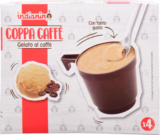 Морозиво Gelato d'Italia Indian 4х70 г Філіжанка кави (Італія) И056