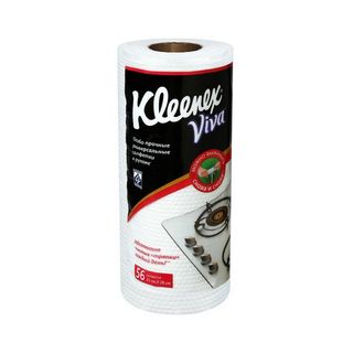 Kleenex, Салфетки Kleenex 56Шт В Рулоне Универсальные, шт, ШК: 5029053542713
