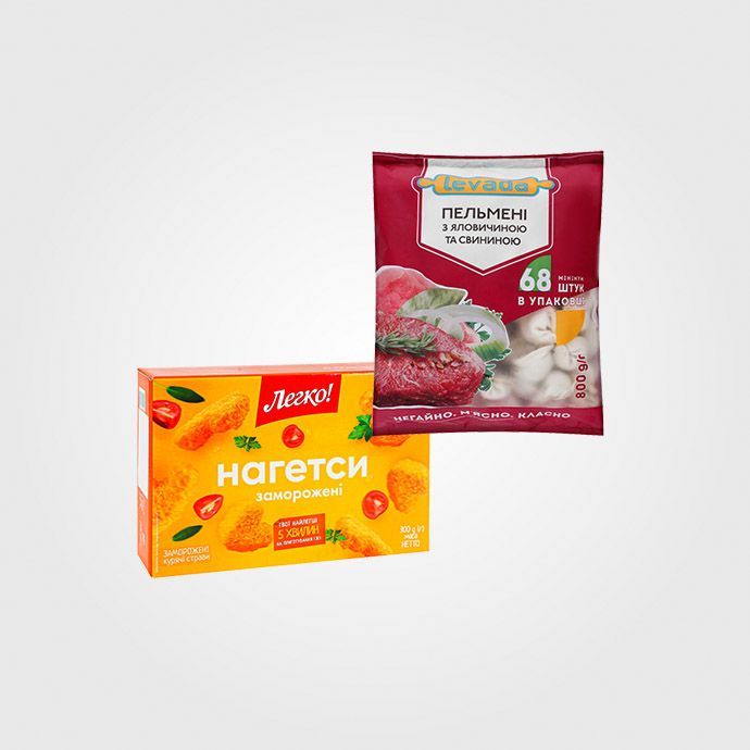 Напівфабрикати заморожені