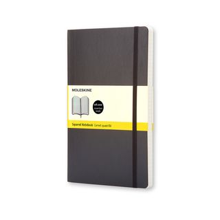 Записник Moleskine Classic Середній / Клітинка Чорний М’який