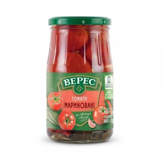 Томати Верес 760 г мариновані червоні слабокислі ск/банка