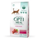 OPTIMEAL High in Veal для котів з високим вмістом телятини 1,5кг
