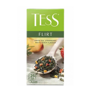 Թեյ մրգային Տեսս ելակ և դեղձ 25x1.5գր