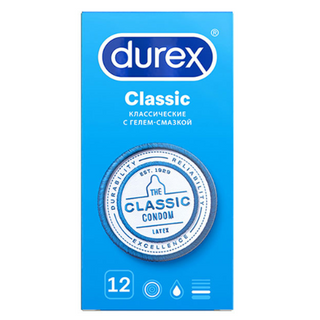 დურექსი - პრეზერვატივი 'Classic' #12 4243/0748 Durex - condom 'Classic' 4243/0748 #12