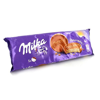 Վաֆլի՝ շոկոլադապատ «Milka Choco Wafer» 5×30գ