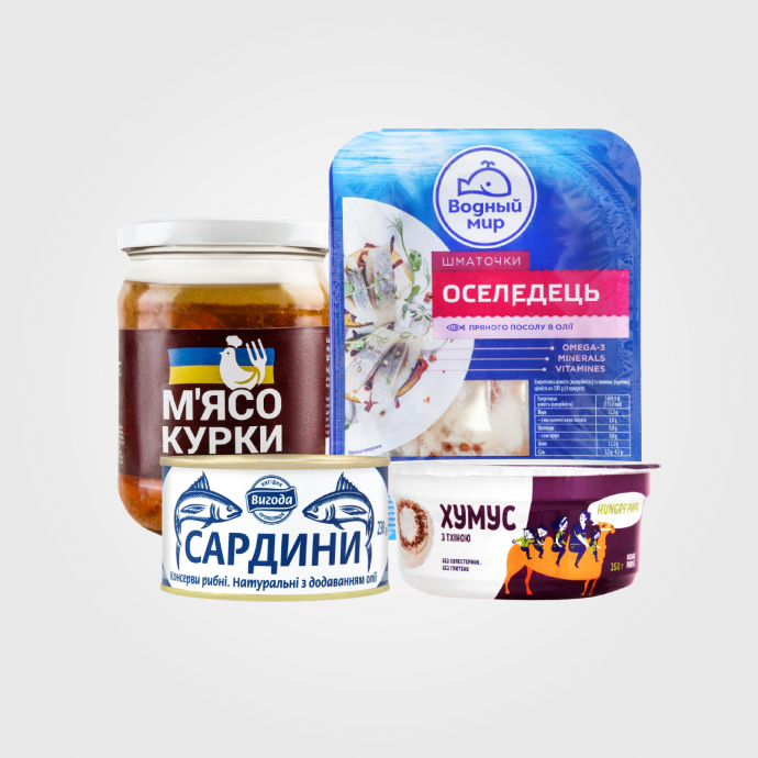 Консерви м`ясні та рибні