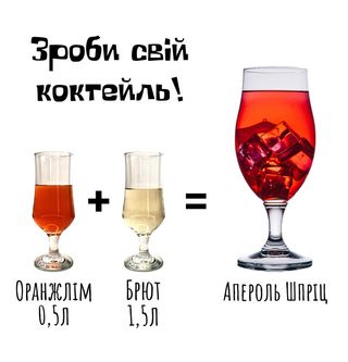 Оранжлім сидр купажний (для коктейля Апероль шпріц) 0,5 л