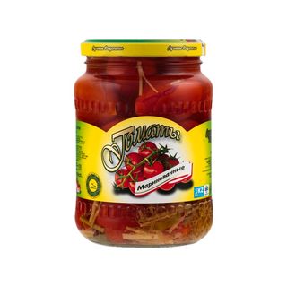 Лучшие Рецепты, Томаты Маринованные 670Гр, шт, ШК: 4870001900069