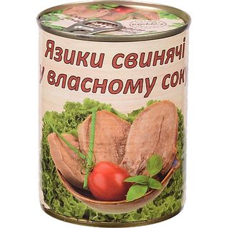 Конс Язики свинячі L'Appetit 350 г з/б у в/с